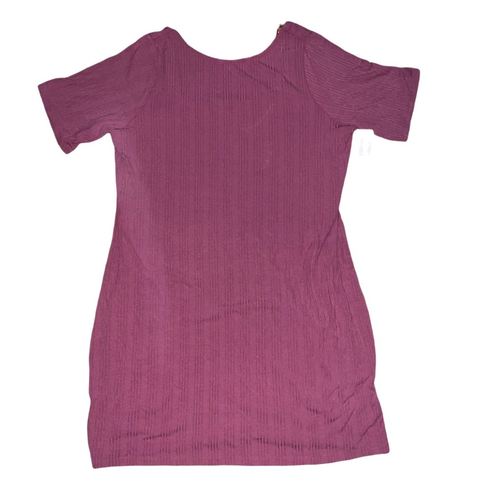 Old Navy Fitted Rib-Knit Scoop-Back Pretty In Pink Mini Dress Size XXL NWT
